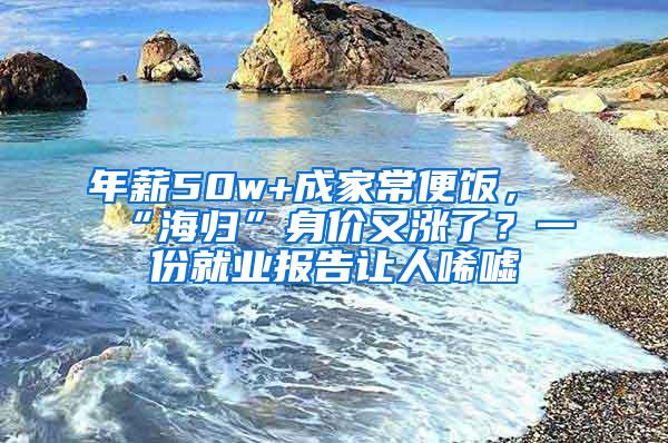 年薪50w+成家常便饭，“海归”身价又涨了？一份就业报告让人唏嘘