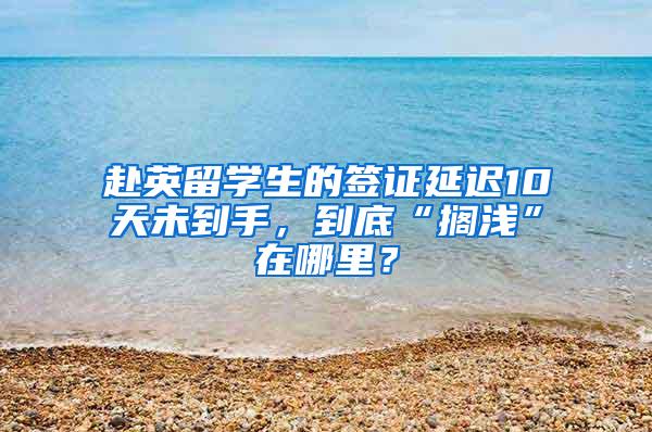 赴英留学生的签证延迟10天未到手，到底“搁浅”在哪里？