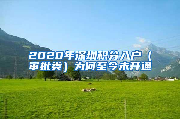 2020年深圳积分入户（审批类）为何至今未开通