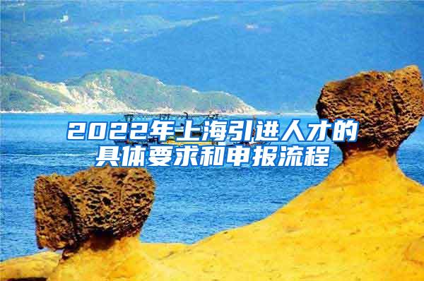 2022年上海引进人才的具体要求和申报流程