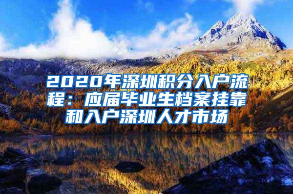 2020年深圳积分入户流程：应届毕业生档案挂靠和入户深圳人才市场