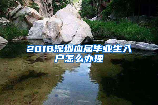 2018深圳应届毕业生入户怎么办理