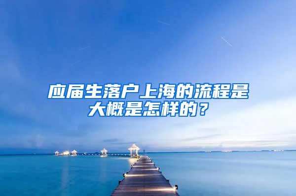 应届生落户上海的流程是大概是怎样的？