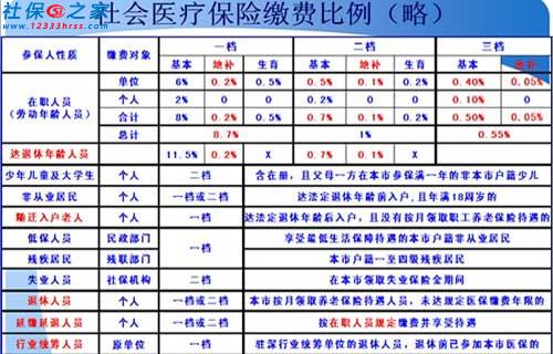 深圳城镇居民养老保险缴费标准缴费比例说明