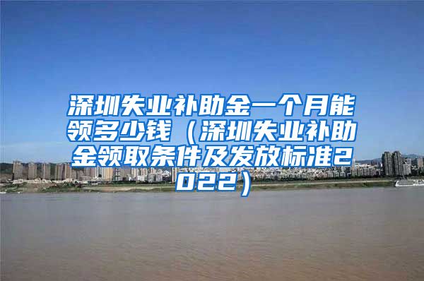 深圳失业补助金一个月能领多少钱（深圳失业补助金领取条件及发放标准2022）