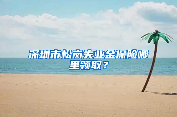 深圳市松岗失业金保险哪里领取？