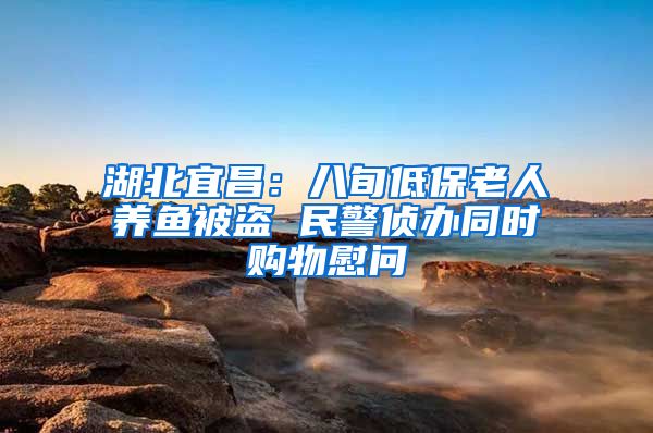 湖北宜昌：八旬低保老人养鱼被盗 民警侦办同时购物慰问