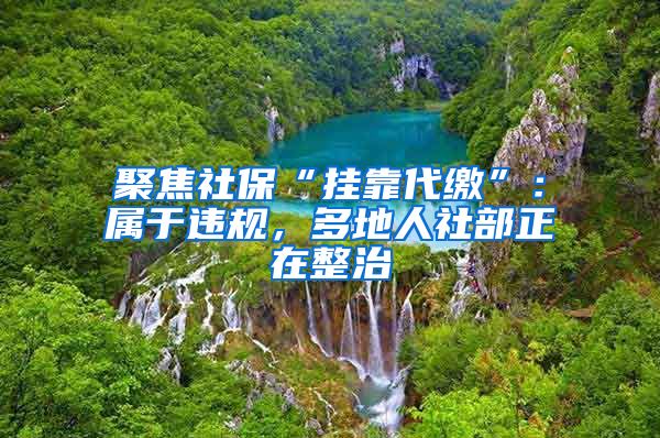 聚焦社保“挂靠代缴”：属于违规，多地人社部正在整治