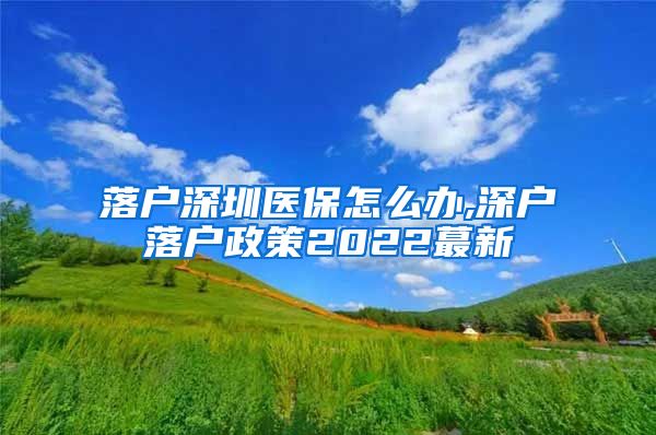 落户深圳医保怎么办,深户落户政策2022蕞新